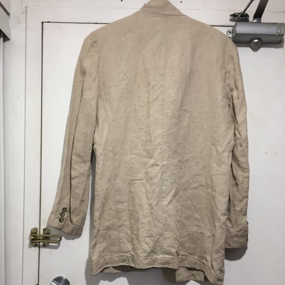 VINTAGE DKNY LONG LINEN JACKETS SIZE 6 - Picture 4 of 14
